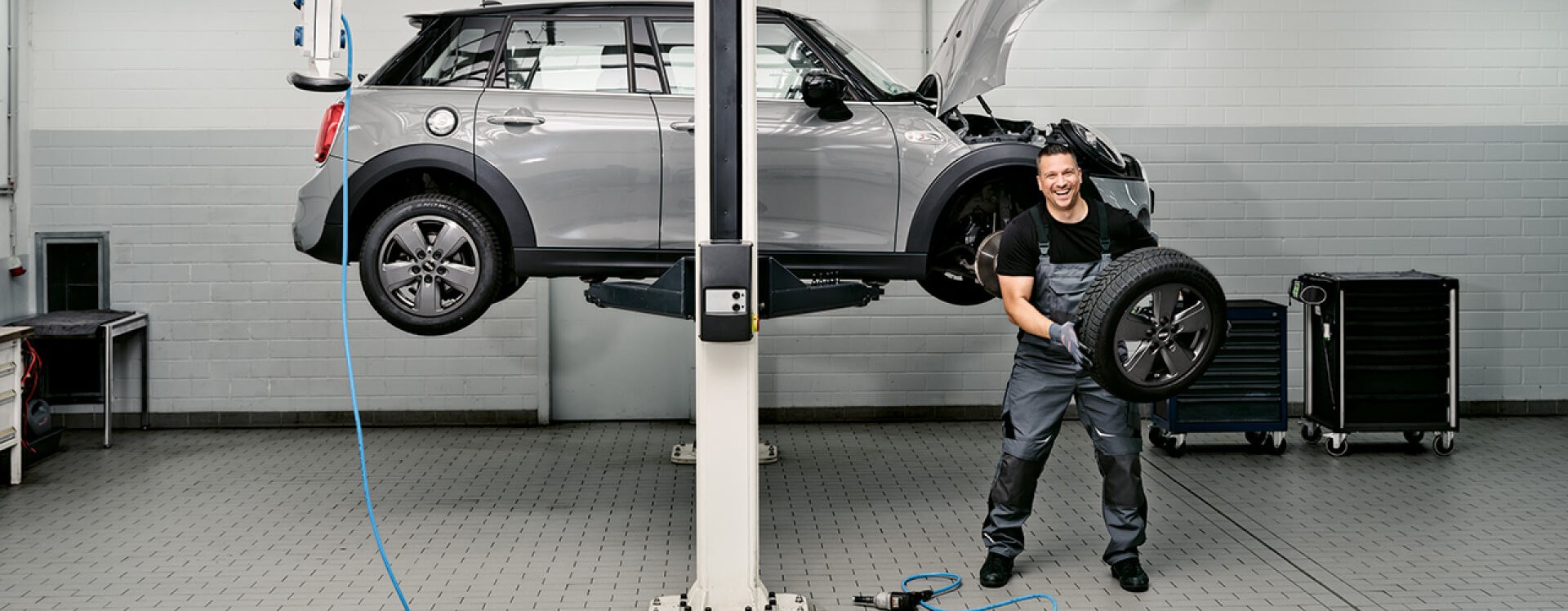 Obsługa posprzedażna MINI – przegląd usług – wyszukiwarka ofert serwisowych